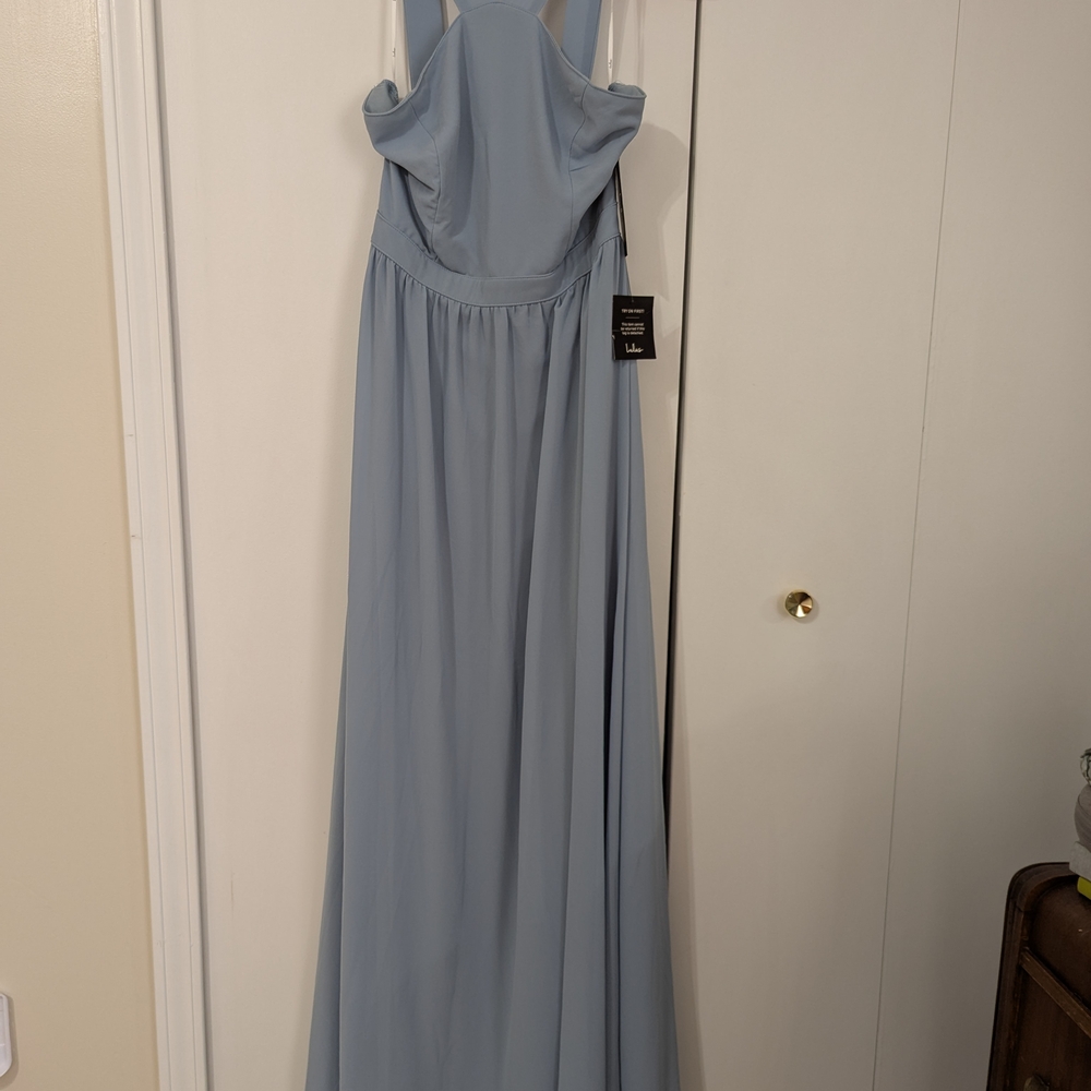 Elegant Blue Evening Gown